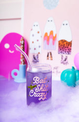 Bat Shit Crazy Beer Can Glass