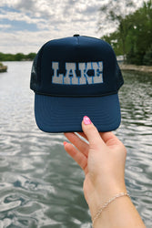 Retro Lake Trucker Hat