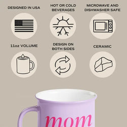 Mom Life Campfire Mug