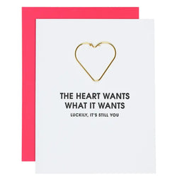 The Heart Wants Card