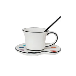 Paint Palette Saucer/Teacup Set