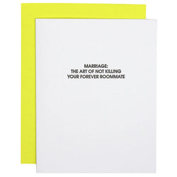Marriage: Forever Roommate Card