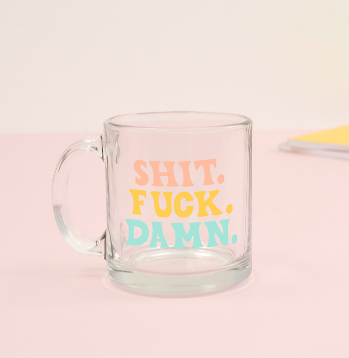 All My F*cks Are in This Cup Clear Glass Mug