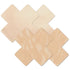 Cross Shape Nipple Covers (Creme)