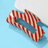 Red/White Striped Claw Clip