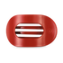 Small Round Flat Hair Clip (Red Carpet Ready)