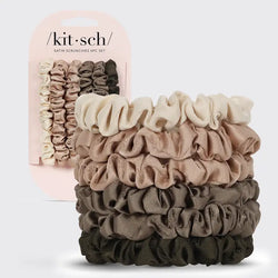 Ultra Petite Satin Scrunchies (Eucalyptus)