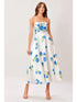 Something Blue Midi Dress