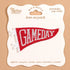 Gameday Red Iron-On Patch