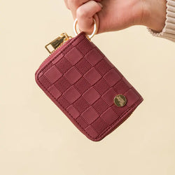 Check Zip Around Wallet (Plum)