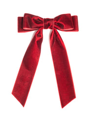 Velvet Bow Hair Clip