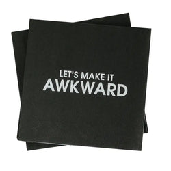 Make It Awkward Cocktail Napkins