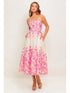 Pretty In Petals Midi Dress