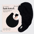 Quick Drying Hair Towel (Eco Black)