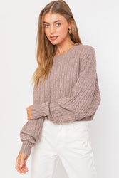 Abby Knit Crop Sweater