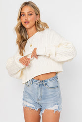 Abby Knit Crop Sweater