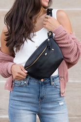 Luxe Leather Sling Bag
