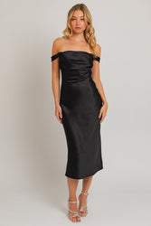 Elegant Evening Midi Dress