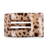 Large Flat Rectangle Hair Clip (Blonde Tortoise)