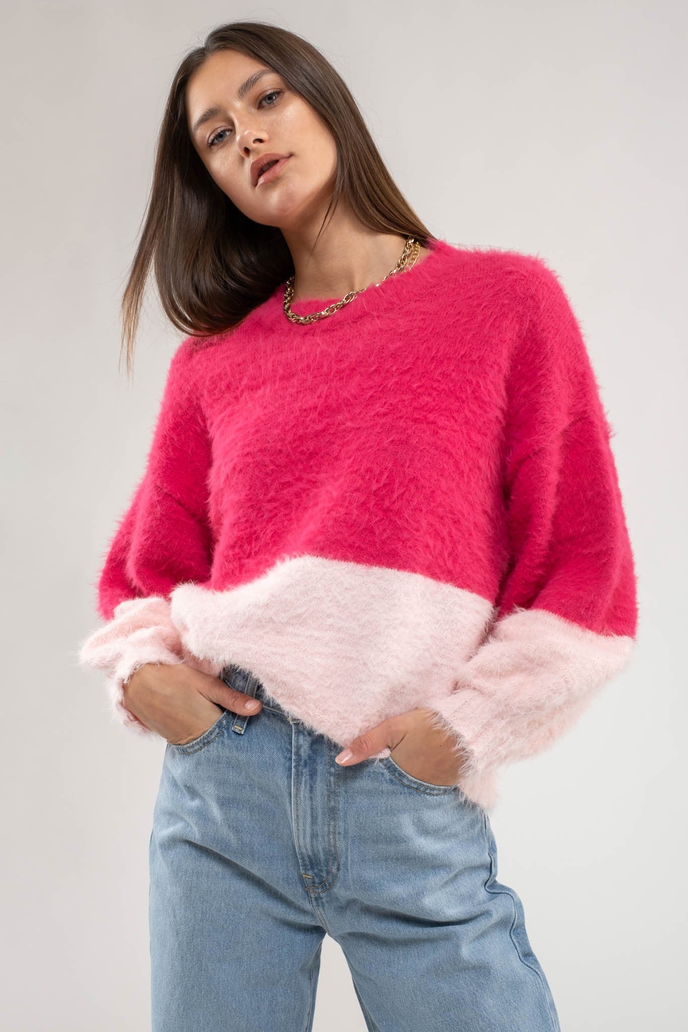 Pretty in Pink Sweater