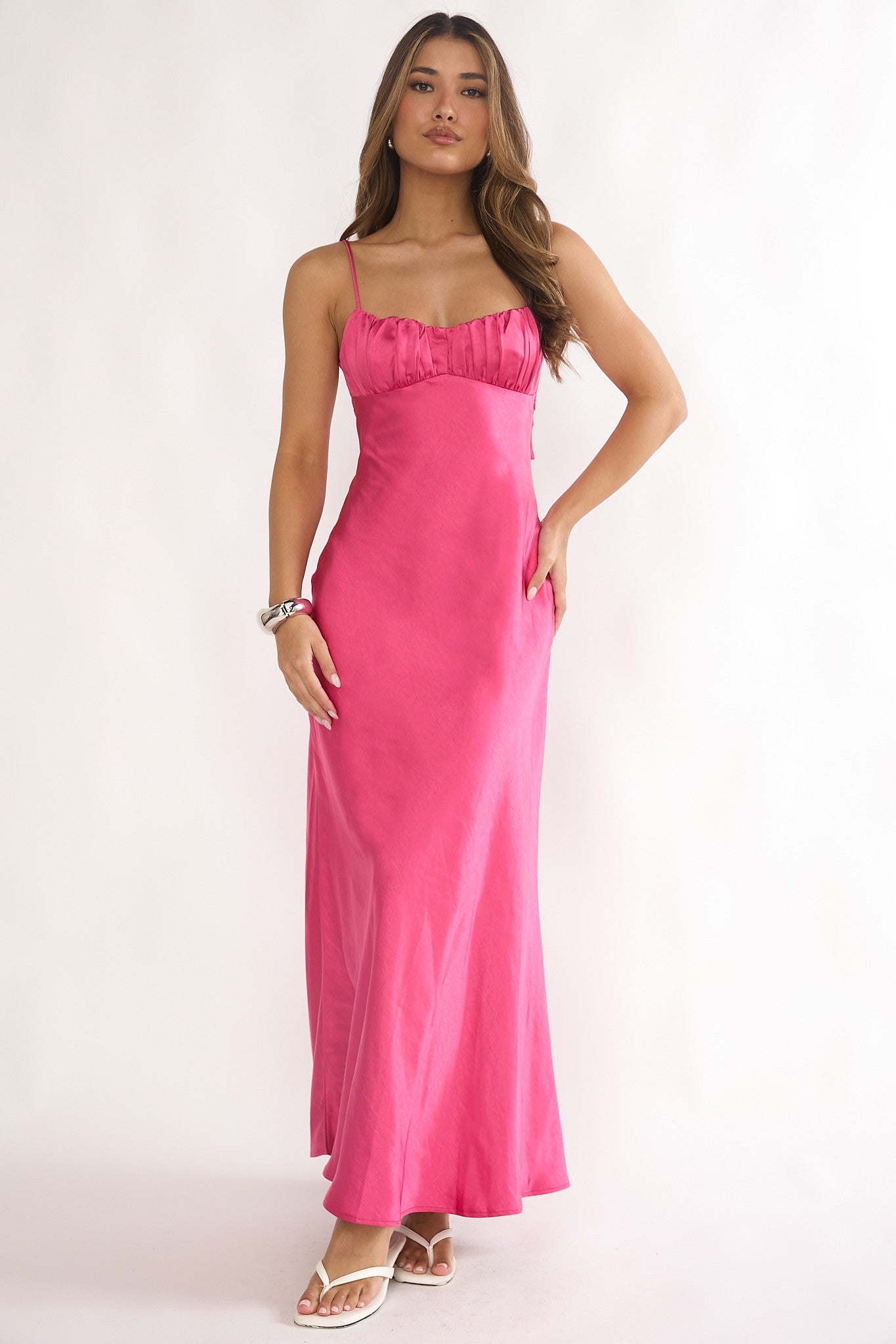 fate maxi dress Twist Of Fate Maxi Dress Large / Fuchsia