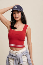 Match Point Crop Top