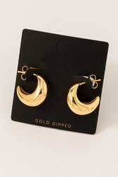 Golden Glam Hoops