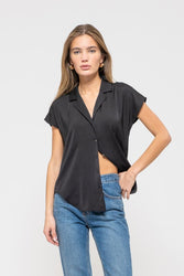 Bernadette Button Top