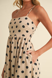 On The Dot Maxi Dress