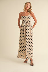 On The Dot Maxi Dress