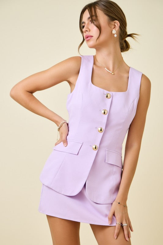 purple romper dress In the Stands Romper - Purple