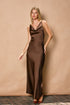 Sophisticated Satin Maxi Dress