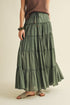 Falling Behind Maxi Skirt