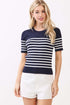 Dani Striped Knit Top