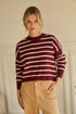 Cabernet Striped Sweater