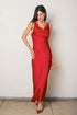 Sophisticated Satin Maxi Dress