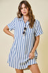 Maine Striped Mini Dress