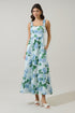 Hydrangea Garden Midi Dress