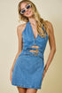 Buckle Up Mini Dress