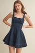 Faded Flare Mini Dress