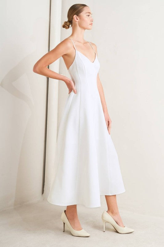 Forever Grace Midi Dress Large / Ivory Forever Grace Midi Dress Large / Ivory