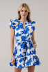 Azure Garden Mini Dress