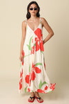 Coral Crush Maxi Dress