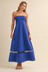 Cobalt Coast Midi Dress