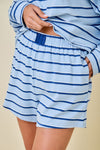 Stay Awhile Striped Shorts