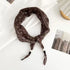 Paisley Beaded Skinny Scarf Necklace