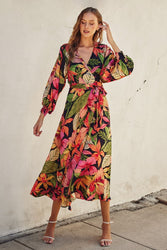 Oceania Garden Midi Dress