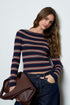 Blair Striped Knit Top