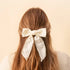 Pearl Hair Bow (Cream)