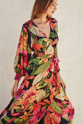 Oceania Garden Midi Dress